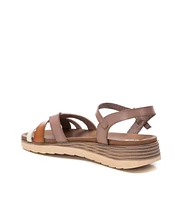 Xti Women's Low Wedge Strappy Sandals By