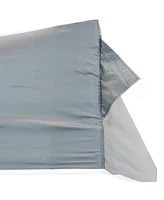 Pop-Up Canopy Replacement Top - 12x12 Canopy Replacement Cover Only - Tent Shade Cover with Vent - Gray