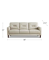 Mavis 80" Top Grain Leather Sofa