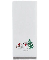 Holiday Lane Snowman Embroidered 2-Pc. Hand Towel Set, Exclusively at Macy's