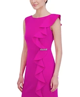 Jessica Howard Women's Ruffled Gown