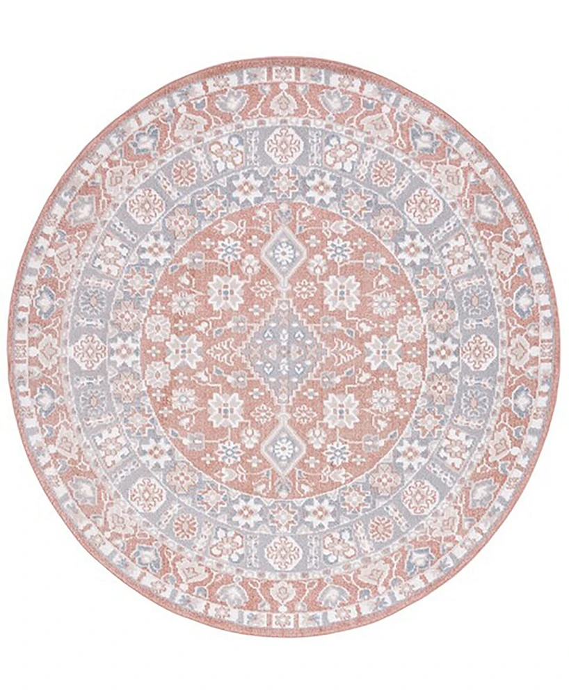 Safavieh Blair Washable 206 BLR206 6'7x6'7 Round Area Rug