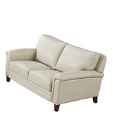 Westcott 62" Top Grain Leather Loveseat