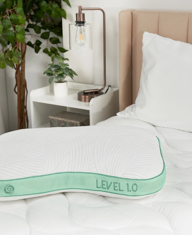 Bedgear Level Cuddle Curve Performance Pillow 1.0, Standard/Queen