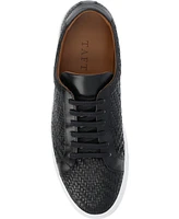 Taft Men's Woven Handcrafted Leather Low Top Lace-up Sneaker