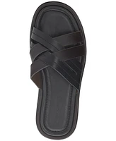 Vince Camuto Men's Naele Crisscross Slide Sandals