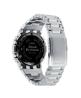 G-Shock Mens Digital Silver Tone Stainless Steel Watch, 49.3mm, GMWB5000D-2