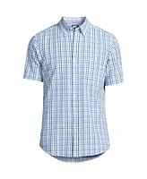 Lands' End Men's Short Sleeve Seersucker Shirt