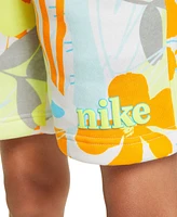 Nike Big Kids Sportswear Printed Club Fleece Shorts