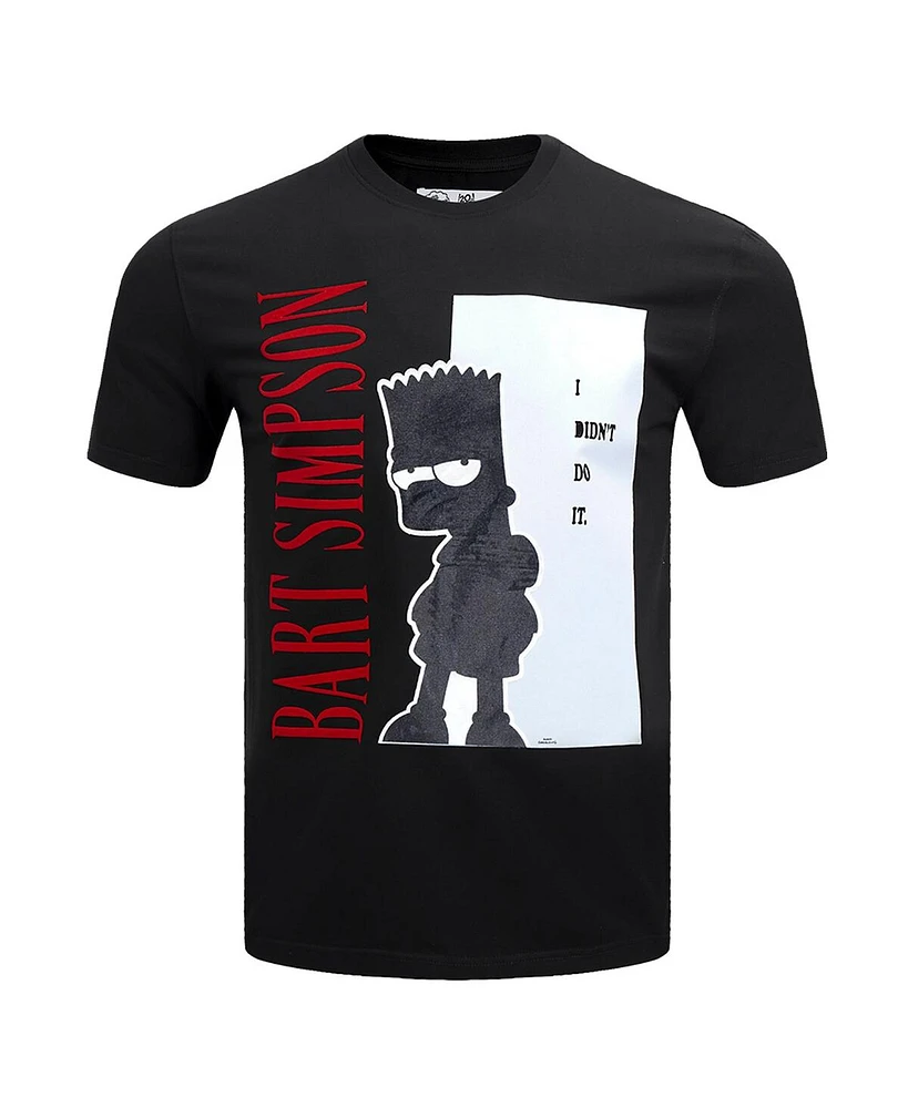 Freeze Max Men's Black The Simpsons Bart World Is Yours T-Shirt