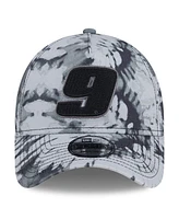 New Era Men's Black Chase Elliott Victory Burnout 9forty Adjustable Hat