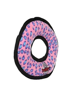 Tuffy Ultimate Ring Pink Leopard, Dog Toy