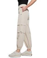 Guess Women's Aurelie Elasticated-Hem Cargo Pants