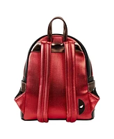 Loungefly Deadpool Metallic Cosplay Mini Backpack