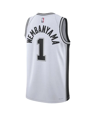 Men's and Women's Nike Victor Wembanyama White San Antonio Spurs Swingman Jersey