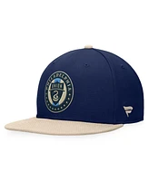 Fanatics Branded Men's Navy/Gold Philadelphia Union Downtown Snapback Hat
