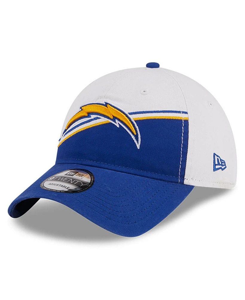 New Era Men's White/Blue Los Angeles Chargers 2023 Sideline 9Twenty Adjustable Hat