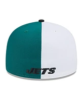 Men's New Era Green, Black York Jets 2023 Sideline 59FIFTY Fitted Hat