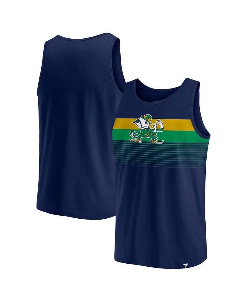 Fanatics Branded Men's Navy Notre Dame Fighting Irish Wild Game Tank Top