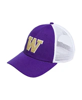 Adidas Men's Purple Washington Huskies Mascot Slouch Trucker Adjustable Hat