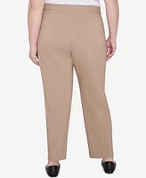 Alfred Dunner Plus Charm School Classic Charmed Average Length Pant