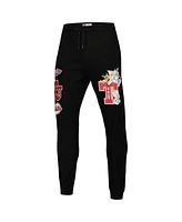 Freeze Max Men's Black Tom and Jerry University Jogger Pants