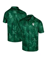 Colosseum Men's Green Michigan State Spartans Big Tall Palms Polo