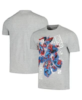 Ecko Unlimited Unisex Heather Gray Spider-Man Scrappy T-Shirt