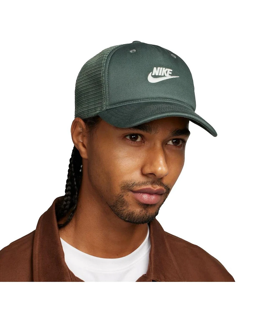 Nike Men's Hunter Green Futura Lifestyle Rise Trucker Adjustable Hat