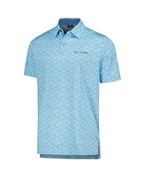 FootJoy Men's Light Blue The Players Custom Print Performance Polo