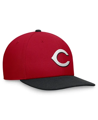 Nike Men's Red/Black Cincinnati Reds Evergreen Two-Tone Snapback Hat