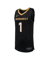 Nike Men's 1 Black Vanderbilt Commodores Replica Basketball Jersey