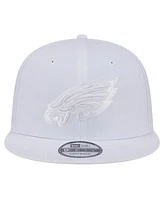 New Era Men's Philadelphia Eagles Main White on White 9Fifty Snapback Hat