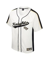 Colosseum Men's Cream Ucf Knights Ruth Button-Up Baseball Jersey