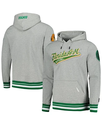 Pro Standard Men's Heather Gray Florida A M Rattlers Script Tail Pullover Hoodie