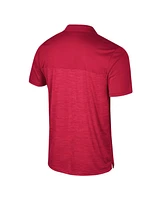 Colosseum Men's Crimson Oklahoma Sooners Big & Tall Langmore Polo