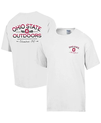 Comfortwash Men's White Ohio State Buckeyes Great Outdoors T-Shirt