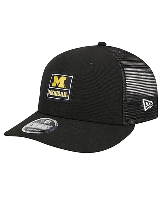 New Era Men's Black Michigan Wolverines Labeled 9Fifty Snapback Hat