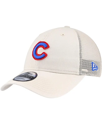 New Era Men's Stone Chicago Cubs Game Day 9Twenty Adjustable Trucker Hat