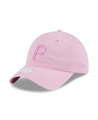 New Era Women's Pittsburgh Pirates Fondant Pink 9Twenty Adjustable Hat