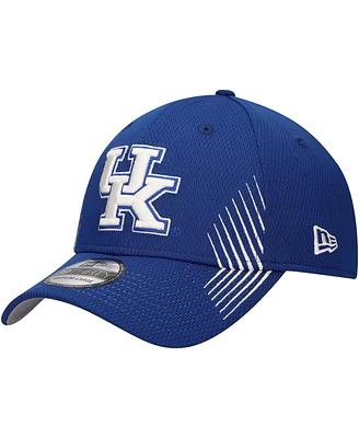 New Era Men's Royal Kentucky Wildcats Active Slash Sides 39Thirty Flex Hat