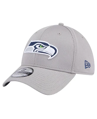 New Era Men's Gray Seattle Seahawks Active 39Thirty Flex Hat