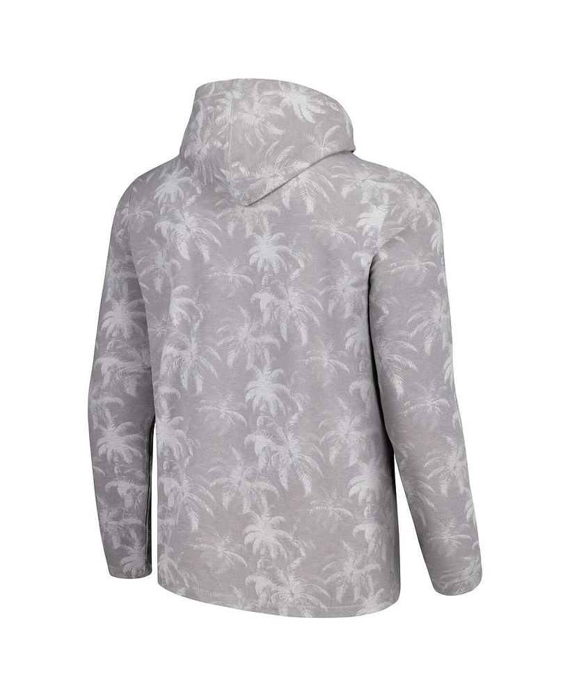 Tommy Bahama Men's Gray Philadelphia Phillies Palm Frenzy Hoodie Long Sleeve T-Shirt