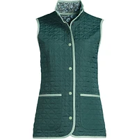 Lands' End Plus Insulated Reversible Barn Vest