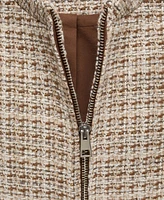 Mango Women's Tweed Zipped Jacket