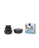 Mepal Cirqula 4Pc. Round Shallow Multi Bowl Set