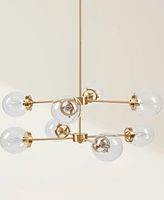 Ink+Ivy 8-Light Metal Chandelier with Globe Bulbs
