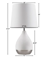 510 Design 2-Tone Ceramic Table Lamp Set of 2