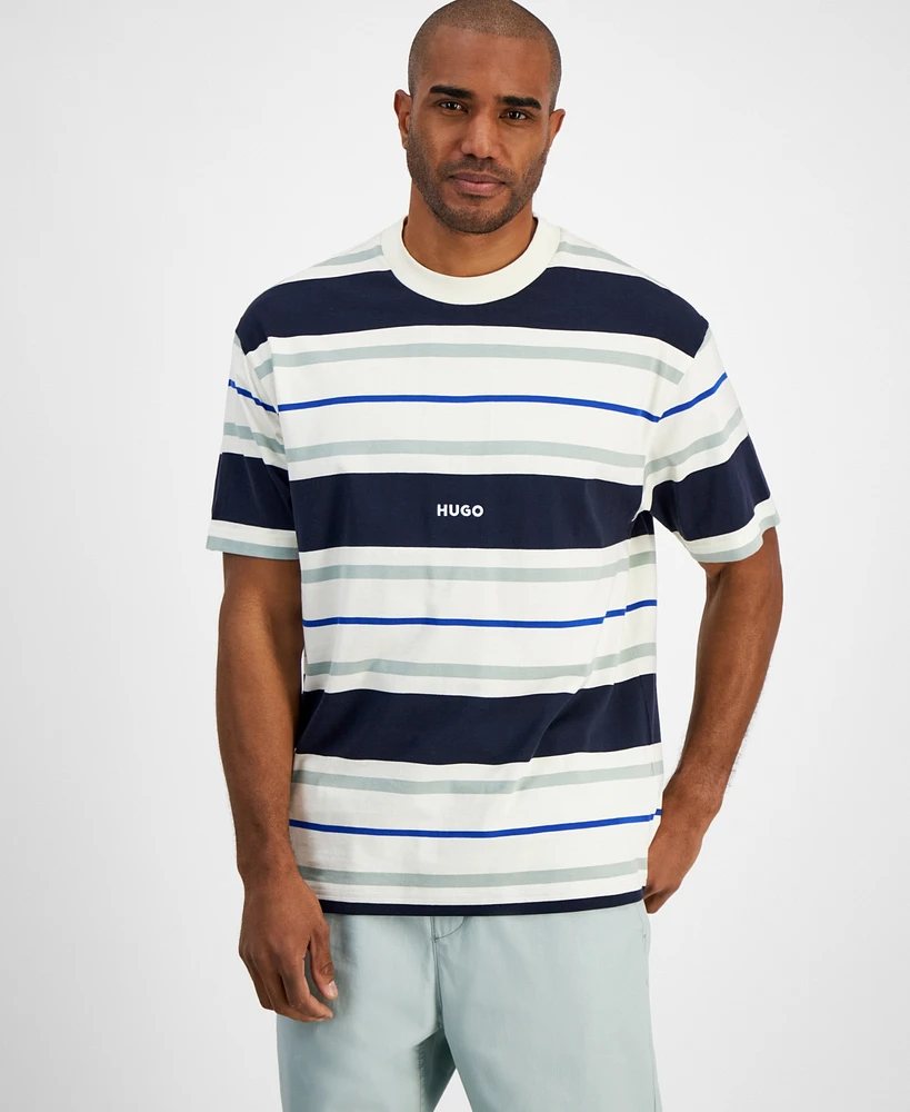 Hugo by Hugo Boss Men's Stripe Logo T-Shirt