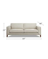 Lyon 89" Top Grain Leather Sofa